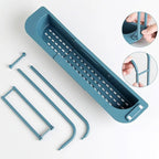 Telescopic Sink Organizer with Drain Grid and Raised Platform for Sponges All Vera Mart