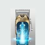 Electric Hair and Beard Trimmer with Four Interchangeable Heads and LED Display All Vera Mart