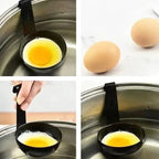 Nonstick Egg Poaching Mold with Attached Hook Clip All Vera Mart