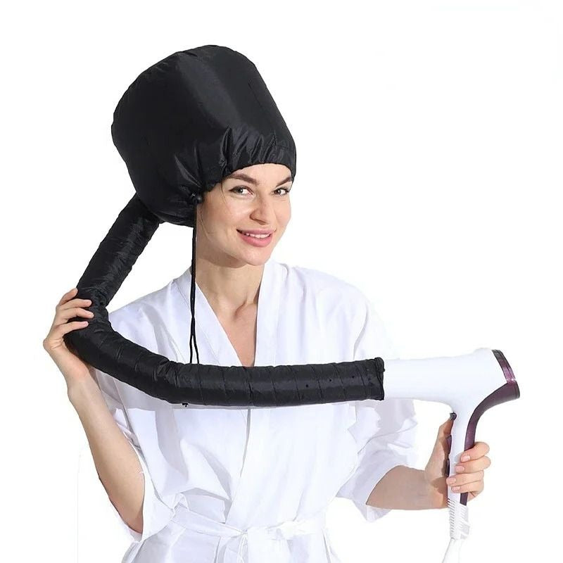 Hair Bonnet Dryer Cap with Adjustable Band for Hands Free Drying All Vera Mart