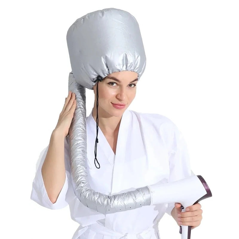 Hair Bonnet Dryer Cap with Adjustable Band for Hands Free Drying All Vera Mart