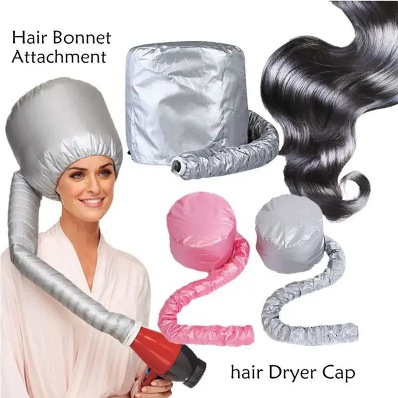 Hair Bonnet Dryer Cap with Adjustable Band for Hands Free Drying All Vera Mart
