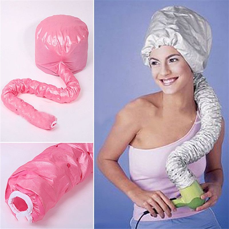 Hair Bonnet Dryer Cap with Adjustable Band for Hands Free Drying All Vera Mart