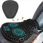 Motorcycle Seat Pad with Honeycomb Ventilation and Dual Adjustable Straps All Vera Mart