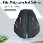 Motorcycle Seat Pad with Honeycomb Ventilation and Dual Adjustable Straps All Vera Mart