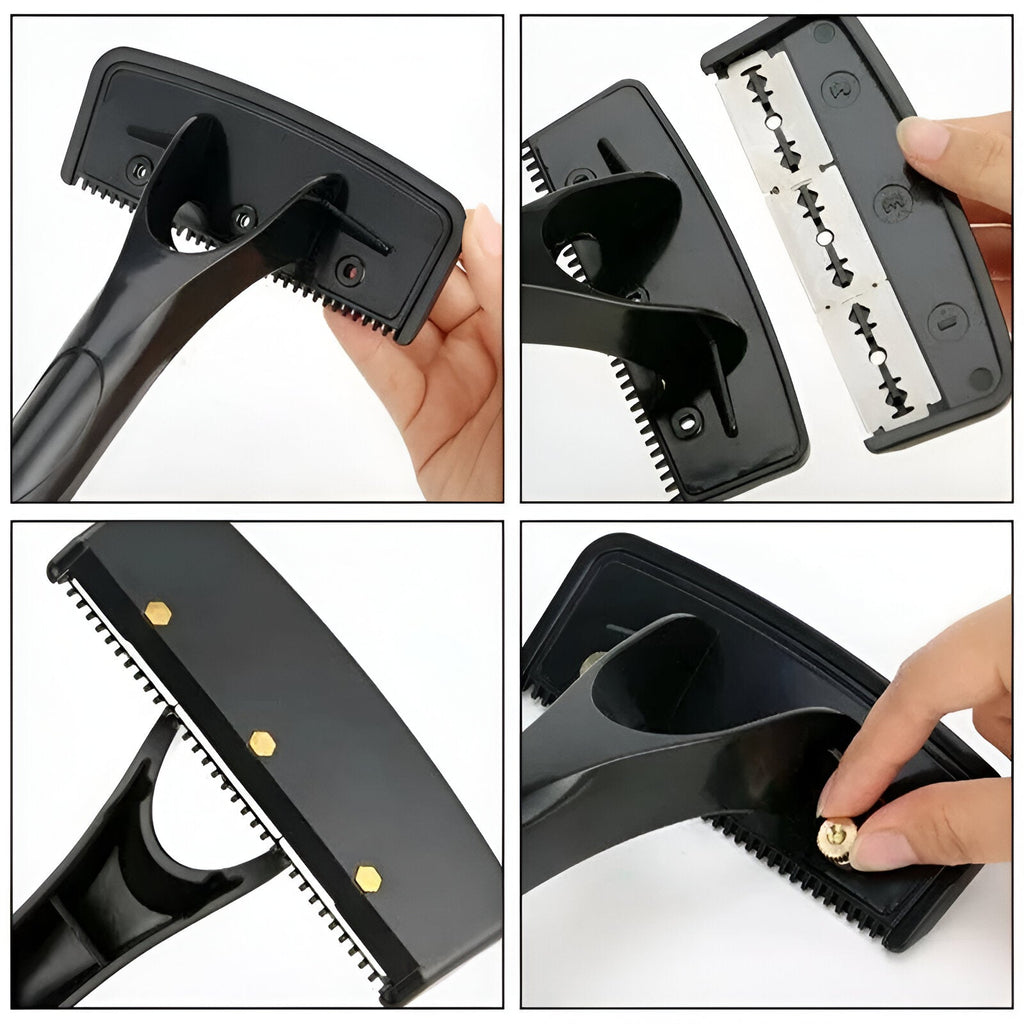 Back Shaver with Extended Handle and Detachable Head, Wet or Dry Use All Vera Mart