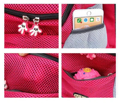 Small Pet Carrier Backpack with Ventilated Design and Dual Side Pockets All Vera Mart