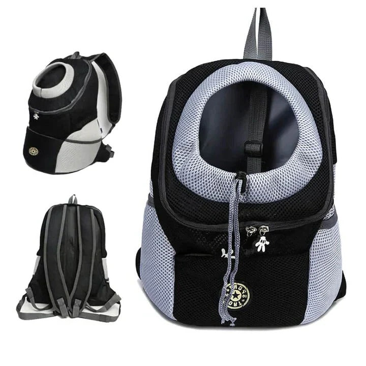 Small Pet Carrier Backpack with Ventilated Design and Dual Side Pockets All Vera Mart