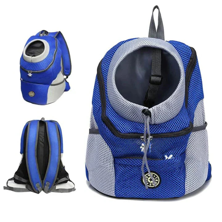 Small Pet Carrier Backpack with Ventilated Design and Dual Side Pockets All Vera Mart