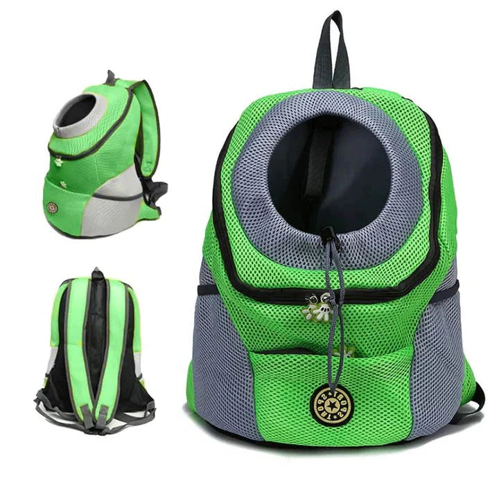 Small Pet Carrier Backpack with Ventilated Design and Dual Side Pockets All Vera Mart