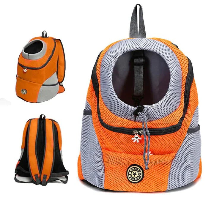 Small Pet Carrier Backpack with Ventilated Design and Dual Side Pockets All Vera Mart