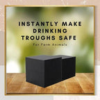 Passive Water Purifier Cube with Honeycomb Filtration and 6-Month Lifespan for Livestock All Vera Mart