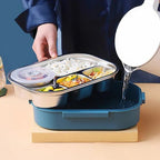 Insulated Lunch Container with Multi-Compartment Design and Snap Closure All Vera Mart