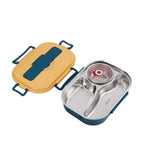 Insulated Lunch Container with Multi-Compartment Design and Snap Closure All Vera Mart
