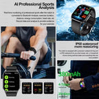 Smartwatch with 2.04 Inch AMOLED Display and Voice Control for Daily Activity Tracking All Vera Mart