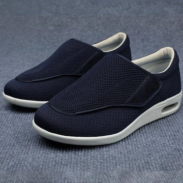 Women's Extra Wide Slip-On Shoes with Adjustable Top Strap and Flexible Upper All Vera Mart