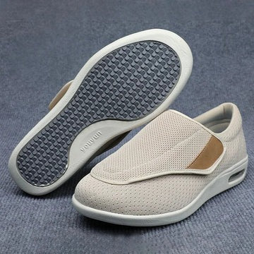 Women's Extra Wide Slip-On Shoes with Adjustable Top Strap and Flexible Upper All Vera Mart