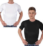 Compression Shirt with Dual Side Compartments and Quick Access, Machine Washable All Vera Mart