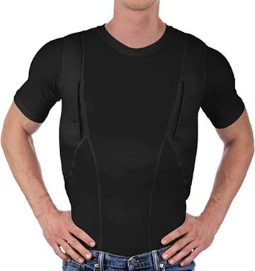 Compression Shirt with Dual Side Compartments and Quick Access, Machine Washable All Vera Mart