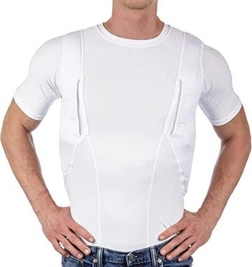 Compression Shirt with Dual Side Compartments and Quick Access, Machine Washable All Vera Mart