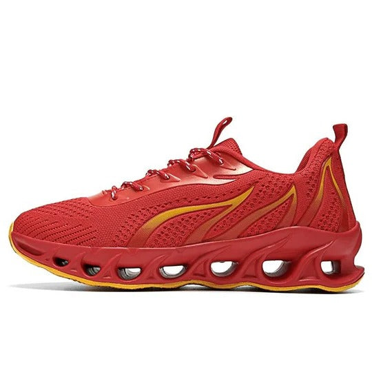 Men's Cushioned Running Shoes with Breathable Upper and Slip-Resistant Outsole All Vera Mart