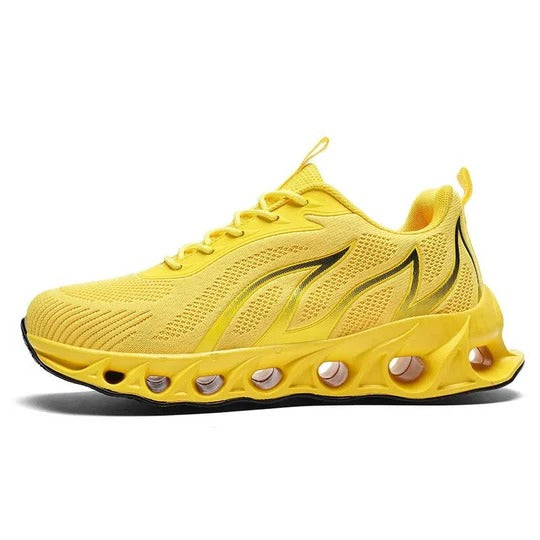 Men's Cushioned Running Shoes with Breathable Upper and Slip-Resistant Outsole All Vera Mart