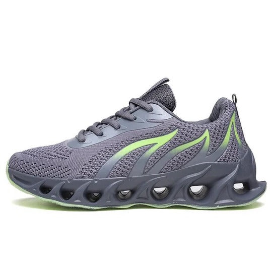 Men's Cushioned Running Shoes with Breathable Upper and Slip-Resistant Outsole All Vera Mart
