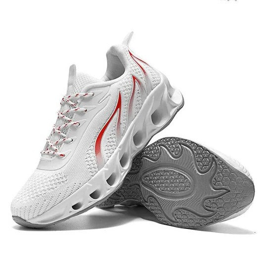 Men's Cushioned Running Shoes with Breathable Upper and Slip-Resistant Outsole All Vera Mart