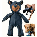 Reinforced Dog Chew Toy Bear with Built-In Squeaker and Machine Washable Fabric All Vera Mart