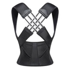 Adjustable Back Brace with Shoulder Straps and Breathable Fabric for Daily Support All Vera Mart