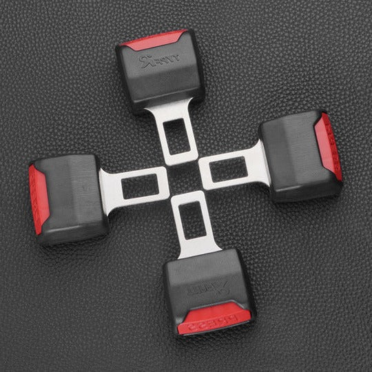 Seat Belt Extender Clip with Standard Buckle Compatibility, 2-Piece Set All Vera Mart