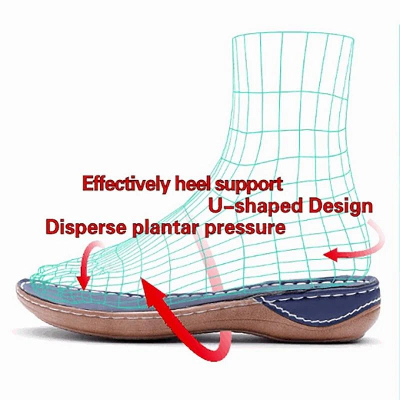 Women's Wide Toe Box Slip-On Flats with Cushioned Insole and Breathable Upper All Vera Mart