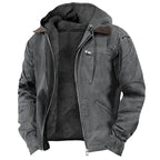 Tailored Men's Winter Coat with Front Closure and Long Sleeves for Cold Weather All Vera Mart