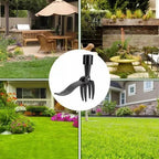 Four Prong Weed Puller with Foot Lever and Non-Slip Handle for Standing Use All Vera Mart