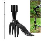 Four Prong Weed Puller with Foot Lever and Non-Slip Handle for Standing Use All Vera Mart