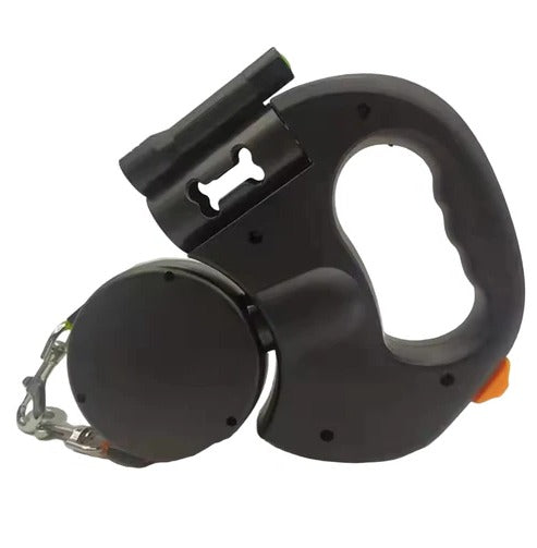 Dual Retractable Dog Leash with 360 Degree Swivel and Built-In Light All Vera Mart
