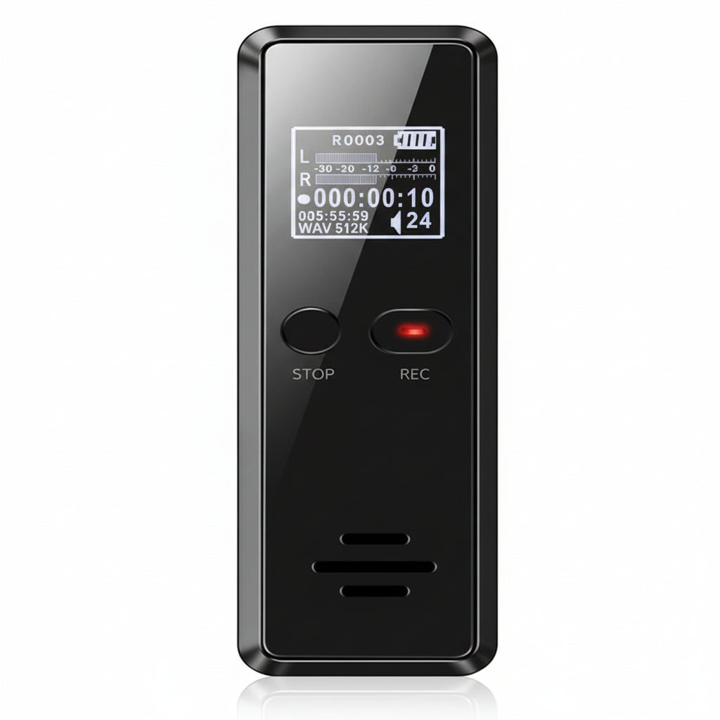 Portable Voice Recorder with Noise Reduction and 35-Hour Battery Life, 16GB Storage All Vera Mart