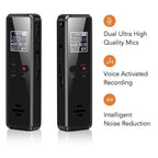 Portable Voice Recorder with Noise Reduction and 35-Hour Battery Life, 16GB Storage All Vera Mart
