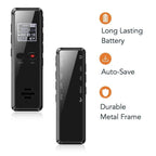 Portable Voice Recorder with Noise Reduction and 35-Hour Battery Life, 16GB Storage All Vera Mart