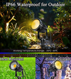 10Pcs LED Low Voltage 12V 5W Landscape Light 3000K Garden Outdoor Spotlight IP65 allveramart
