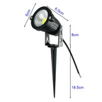 10Pcs LED Low Voltage 12V 5W Landscape Light 3000K Garden Outdoor Spotlight IP65 allveramart