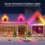 Govee 100ft RGBICW Black Permanent Outdoor Lights Elite Multicolored LED New allveramart