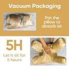 Face Massage Pillow with Washable Silk Pillowcase, Soft High-Quality Beauty Pillow with Plush Silky Polyester Filling for Ultimate Sleeping Comfort allveramart
