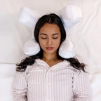 Face Massage Pillow with Washable Silk Pillowcase, Soft High-Quality Beauty Pillow with Plush Silky Polyester Filling for Ultimate Sleeping Comfort allveramart