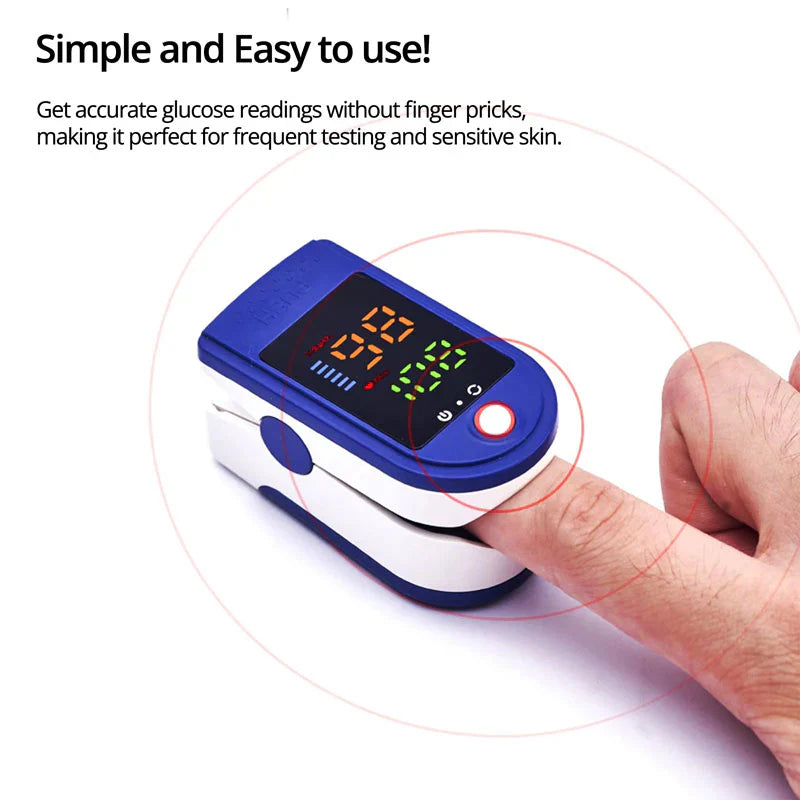 Fingertip Oxygen Meter with HD LED Display and Advanced Sensors All Vera Mart