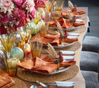 Thanksgiving Turkey Napkin Rings with Natural Feathers, Set of 4 All Vera Mart
