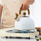 Stovetop Kettle with Automatic Whistle and Universal Heat Base for All Cooktops All Vera Mart