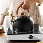 Stovetop Kettle with Automatic Whistle and Universal Heat Base for All Cooktops All Vera Mart