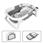 Newborn Bath Tub with Color Changing Temperature Alert and Non-Slip Footpads, Foldable Design All Vera Mart