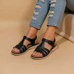Women's Comfortable Sandals with Contoured Footbed and Adjustable Straps, Cushioned Midsole All Vera Mart
